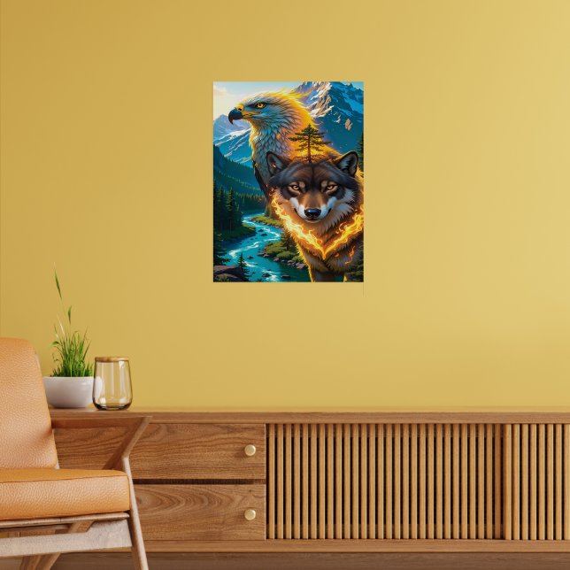 Poster Espírito do Selvagem Ascendente (Sala de Estar 2)