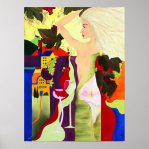 Póster Espírito do vinho