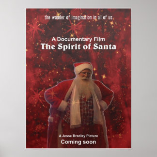Poster Espírito dos Papai noel de Filme 18 por 24 cópias