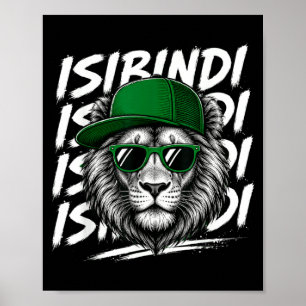 Poster Espírito Escolar da Casa da Coragem do Leão Isibin