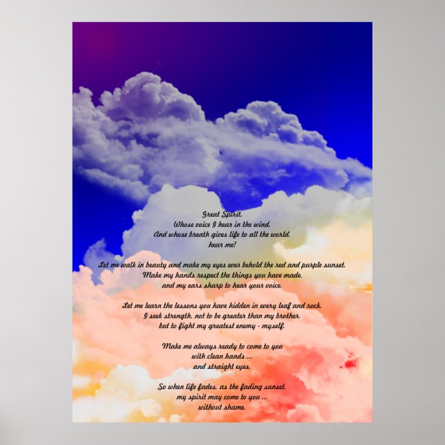 Póster Espírito excelente (Frente)