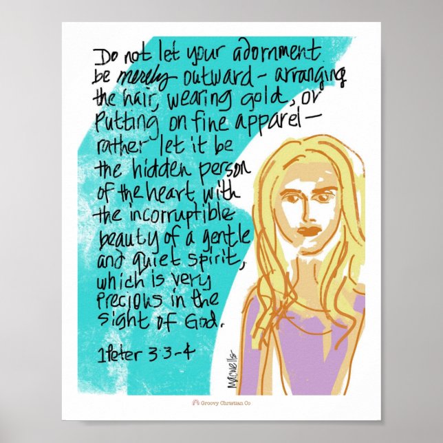 Poster Espírito Gentil e Silencioso - Posto das Escritura (Frente)