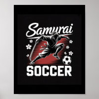 Espírito Guerreiro Samurai Futebol Pé Katana Lâmin