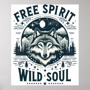 Poster Espírito Livre, Alma Selvagem - O Chamado do Lobo