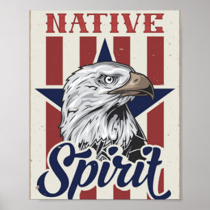 Poster Espírito Nativo da Águia Balda
