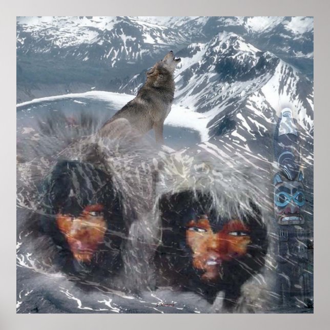 Póster Espírito Nativo no Alasca (Frente)