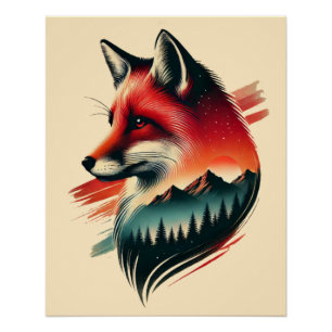 Póster Espírito Selvagem - Poster artística inspirada na