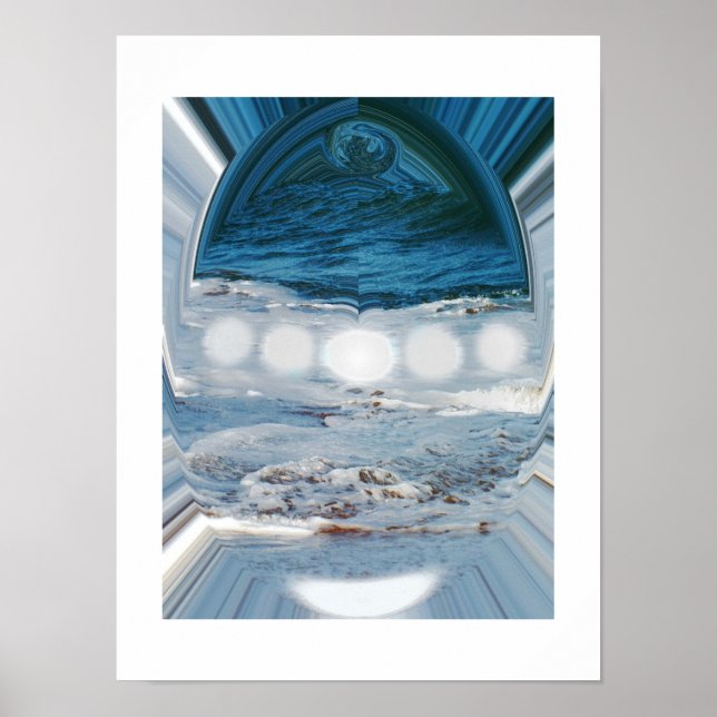 Poster Espíritos da água em uma gota (Frente)
