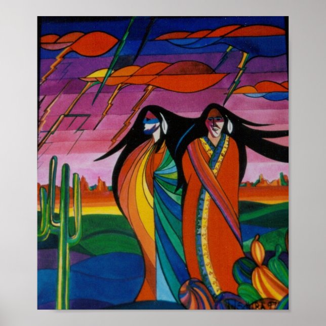 Póster Espíritos do Deserto (Frente)