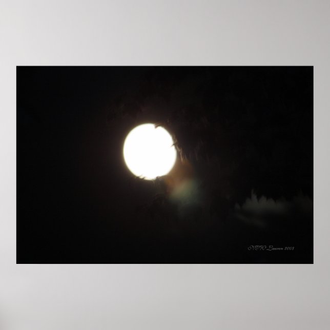 Poster Espíritos Em Uma Noite Luz (Frente)