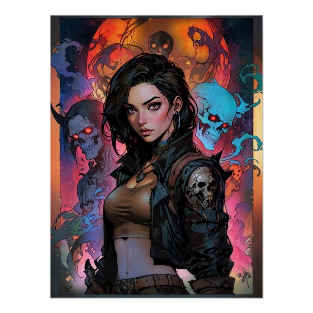 Póster Espíritos no Levante (Frente)