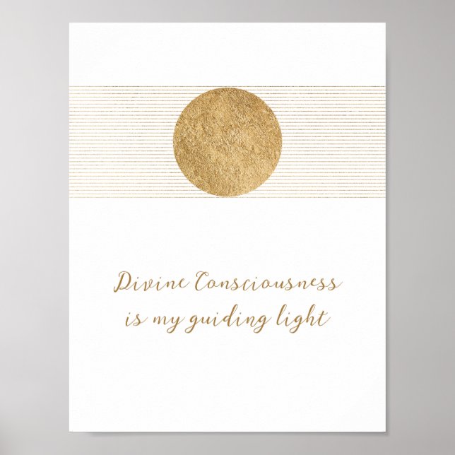 Poster espiritual do Ouro Situal do  Say Inspiron (Frente)