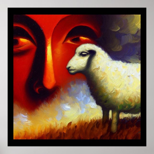 Poster Espirituosa Ovinos Animais 3 (Frente)