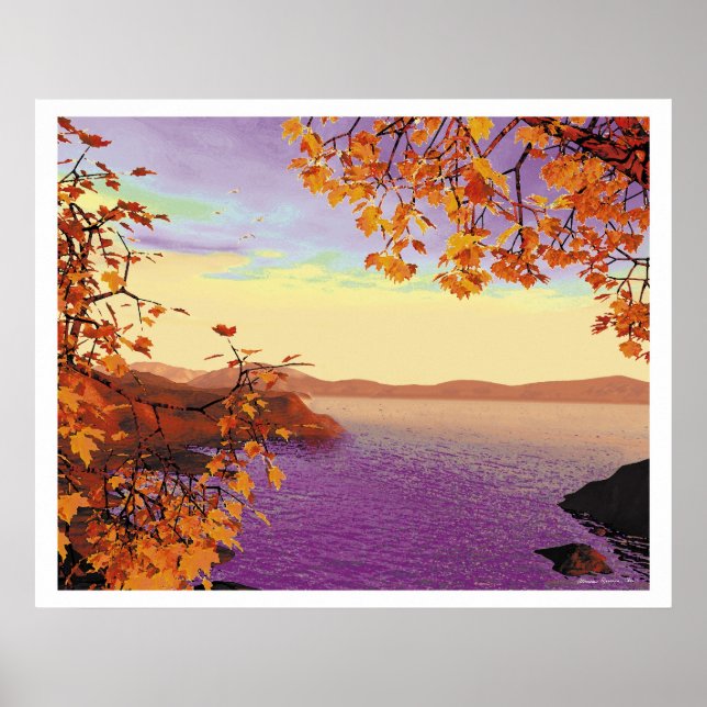 Póster Esplendor de outono (Frente)