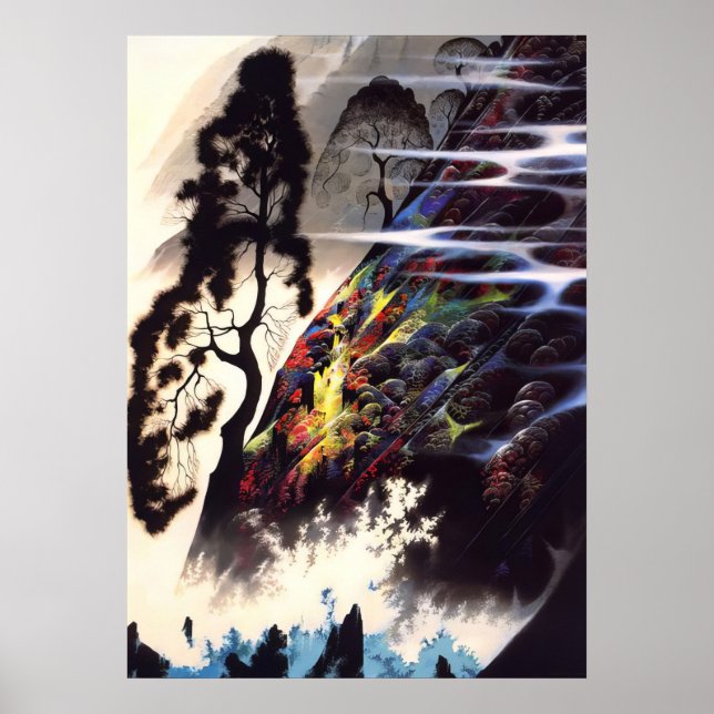 Poster Esplendor Radiante - 1990; Estados Unidos  Eyvind  (Frente)