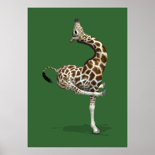 Póster Esportaria Encantada Giraffe (Frente)