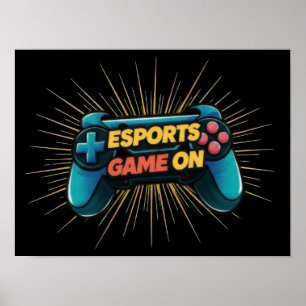 Poster Esporte de Jogo de Esports