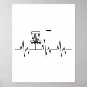Poster Esportes Alternativos Divertidos de Disco de Golfe