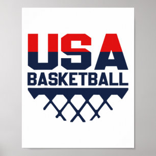 Poster Esportes de Equipe EUA Basquetebol