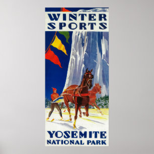 Poster Esportes de inverno em Yosemite PosterYosemite, CA