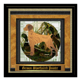 Póster Esportes de Ponteiro Alemão Curto