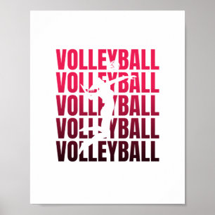 Poster Esportes de Voleibol  Presentes do jogador de equi