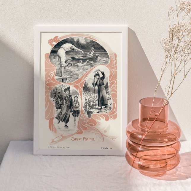 Póster Esportes e Malhações femininas na era vitoriana (Criador carregado)