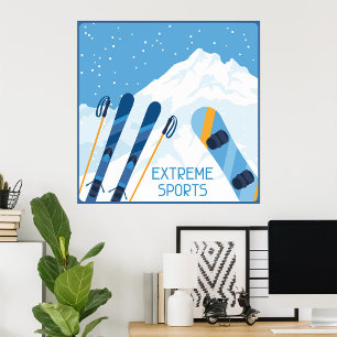 Poster Esportes Extremos de inverno