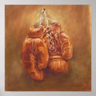 Poster Esportes Russos Luva de Boxing
