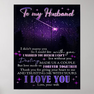 Poster Esposa Bonita Para Meu Marido Presente   Presente 