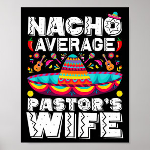 Poster Esposa de Pastor Não Média Pregadora Religiosa Cin