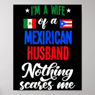 Poster Esposa de um marido mexicano porto-riquenha