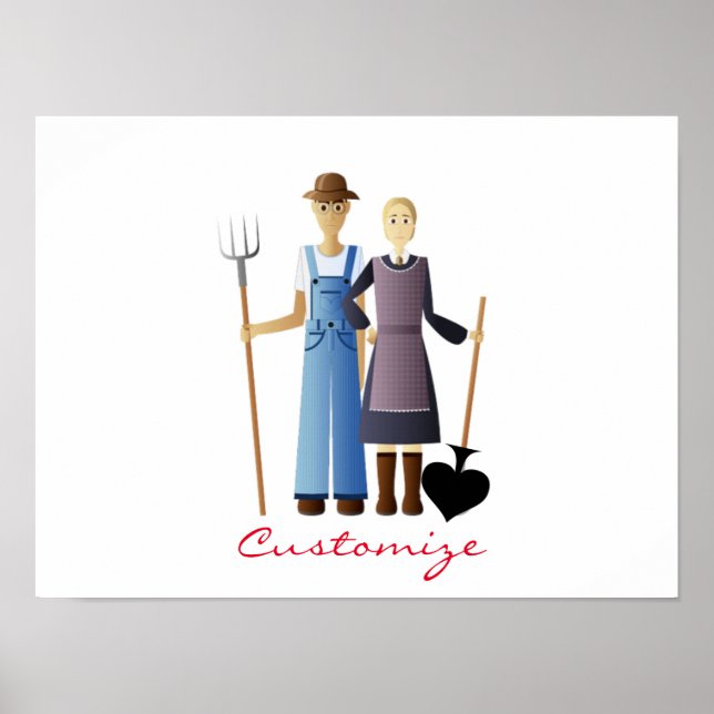 Poster Esposa do fazendeiro Rainha de Espadas Thunder_Cov (Frente)