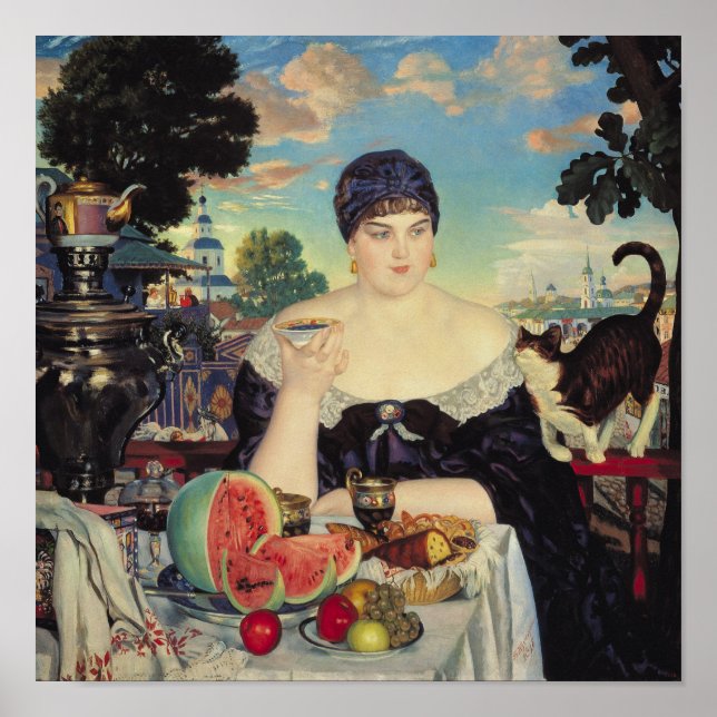 Poster Esposa do Merchant em Tea, 1918 (Frente)