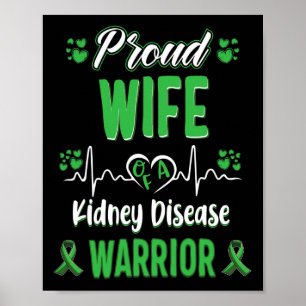 Poster Esposa Doença Renal Guerreira Sensibilização Fita