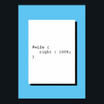 Póster Esposa é Sempre Engraçada CSS<br><div class="desc">Esposa é Sempre Certa é trocadilho CSS. Este poster é perfeito para decoração de casa,  escritório,  inicialização ou local de trabalho.</div>