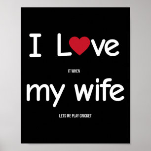 Poster Esposa indiana paquistanesa engraçada Husnd Quote