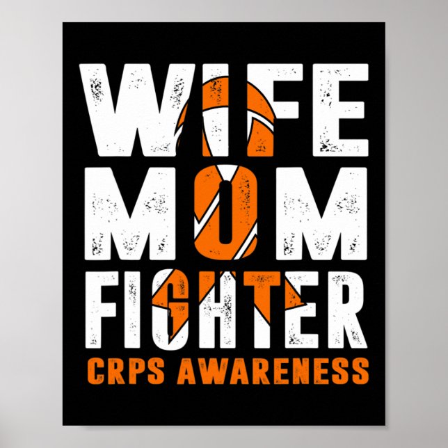 Poster Esposa Mãe Combatendo Crps Consciência (Frente)