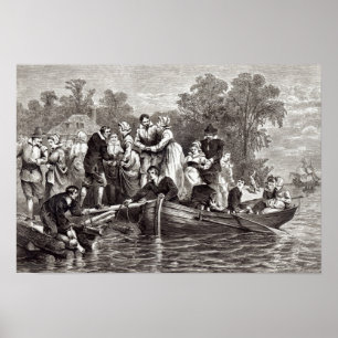 Póster Esposas para os colonos em Jamestown