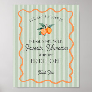 Poster Espremedor Principal da Green Cutie Memórias Favor