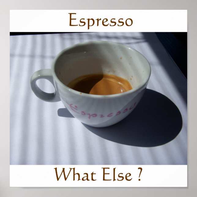 Póster Espresso Blinds (Frente)