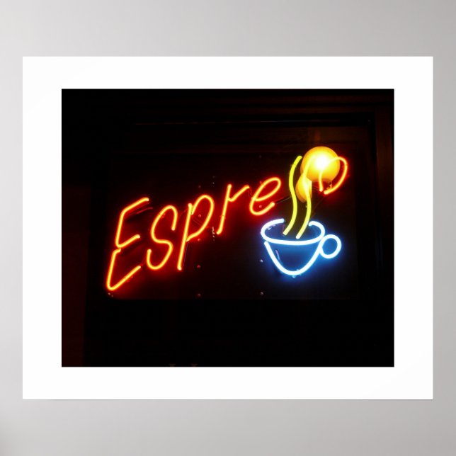 Poster Espresso-Impressão (Frente)