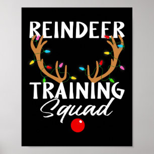 Poster Esquadra de Treinamento de Cantora de Reindeer em