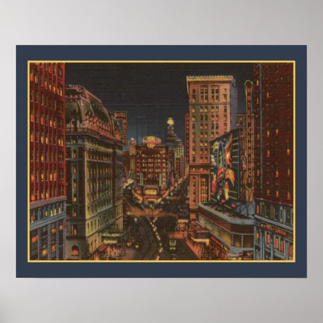 Poster Esquadra Vintage Times (Frente)