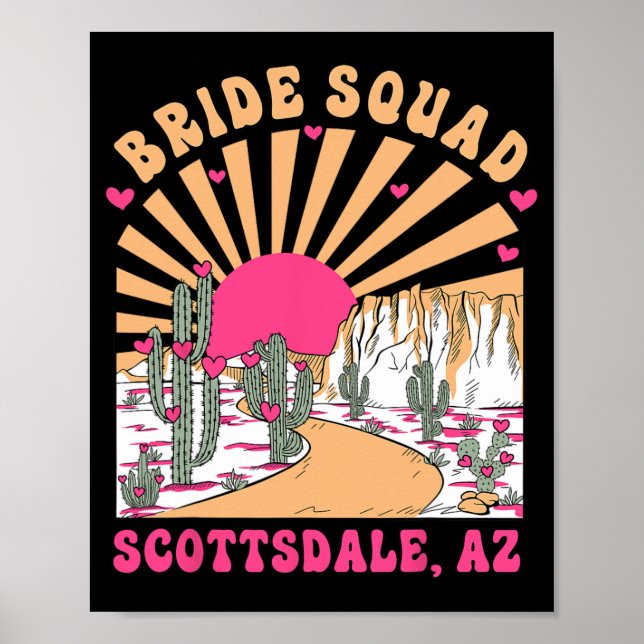 Poster Esquadrão Brito Scottsdale Desert Disco Bacheloret (Frente)