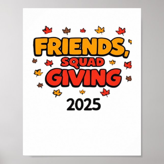 Poster Esquadrão de Amigos que dá outono de 2025 - Queda  (Frente)