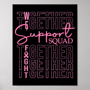 Poster Esquadrão de Apoio à Conscientização do Câncer de