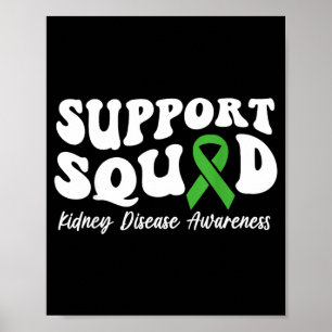 Poster Esquadrão de Apoio à Doença Renal Faixa Verde