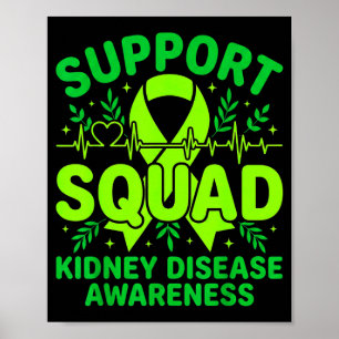 Poster Esquadrão de Apoio à Doença Renal Faixa Verde