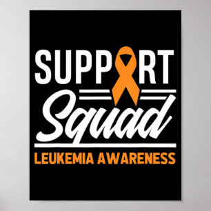 Poster Esquadrão de Apoio ao Guerreiro da Leucemia Consci